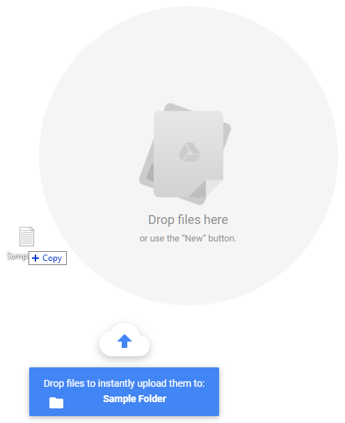 Uploading Files and Folders on the Google Drive