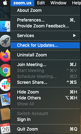 zoom updates for windows